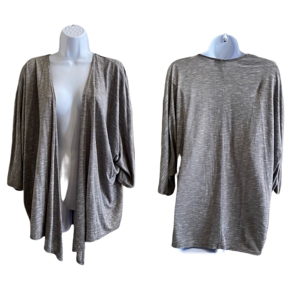 NEW! Gray dolman sleeve cardigan kimono M/L - Picture 1 of 5